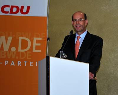 Bundestagsprsident Dr. Norbert Lammert in Heilbronn-Sontheim