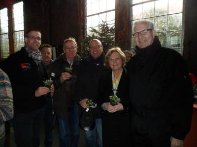 Beim Julbockmarkt in Bckingen mit unserem Oberbrgermeister-Kandidaten Martin Diepgen