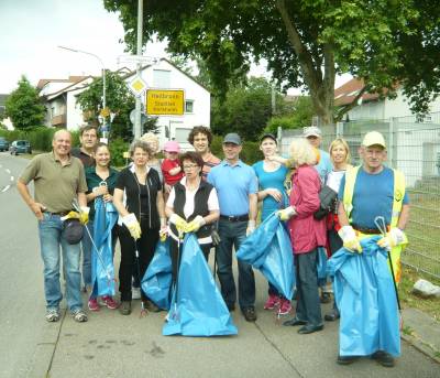 Flurputzaktion - unterwegs fr die Umwelt, CDU Ortsverband Horkheim und Sontheim
Samstag, 13. Juni 2015